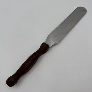 Cutco #28 Spatula Knife 7” Blade Brown Swirl Handle Icing Spreader Vintage